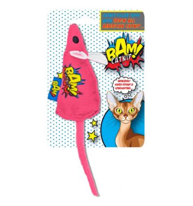 BAM ! Catnip - Mouse Rosa