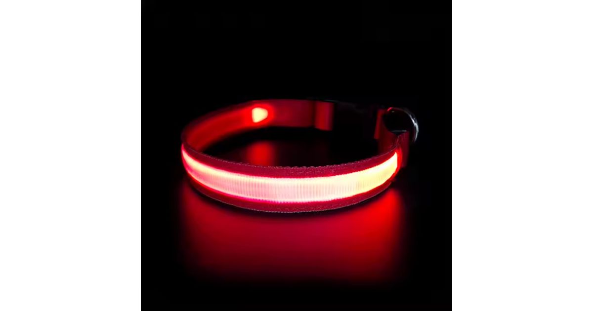 Collier LED plat