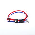 collier chat tricolore