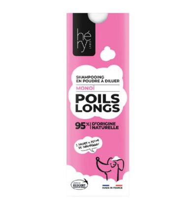 Shampoing ecologique poils longs en poudre