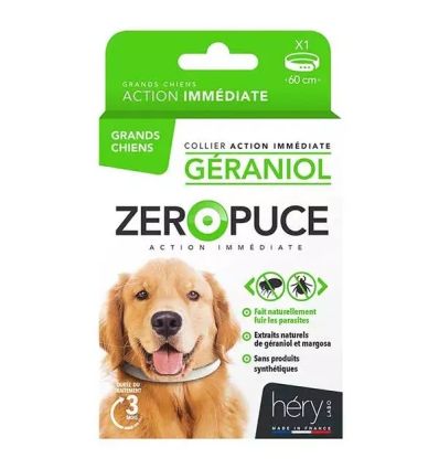 Collier Zéro puce chien (préventif)