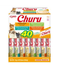 Churu - 40 tubes variété Poulet