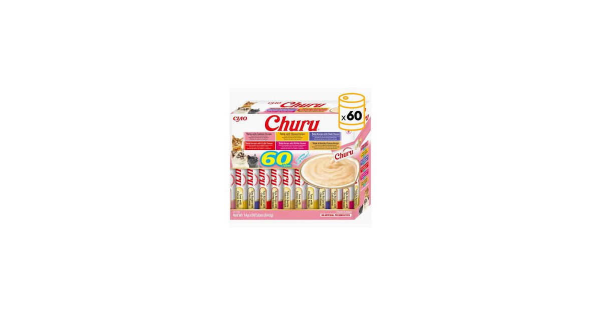 Churu - 40 tubes variété Thon