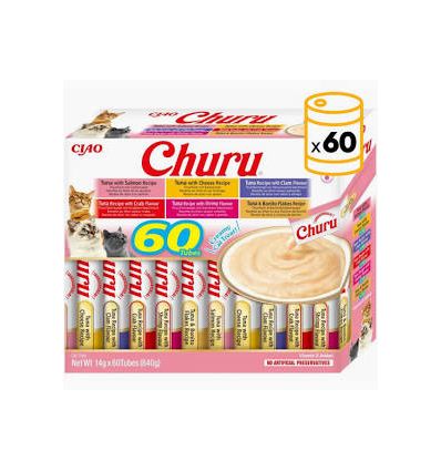 Churu - 40 tubes variété Thon