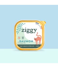 Pâtée Complète Chat Adulte Stérilisé - Saumon 4x100g 2