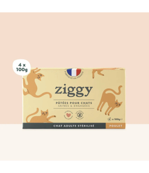 Pâtée Complète Chat Adulte Stérilisé - Poulet 4x100g