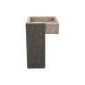 Lit pour etageres avec griffoir33x48x37 cmgris clair