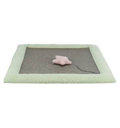 Junior matelas griffoir47x47 cmgris et menthe