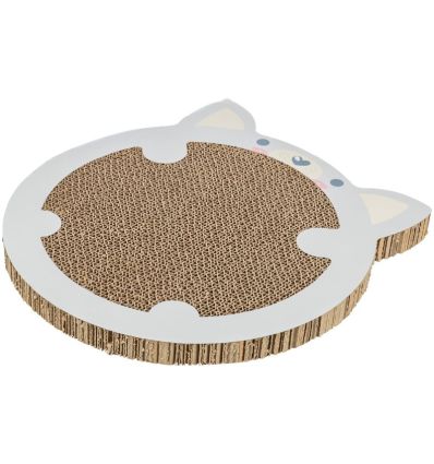 Junior carton griffoir hamster catnip 31x2 5x32 5 cm gris clair
