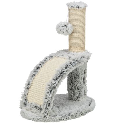 Junior arbre a chat Winnie avec brosse43 cmblanc-noir