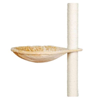 Hamac p. arbres a chatgrandpoil longue-peluche45 cmbeige