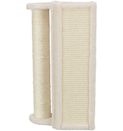 Griffoir pour angles avec poteau15x50x15 cmbeige