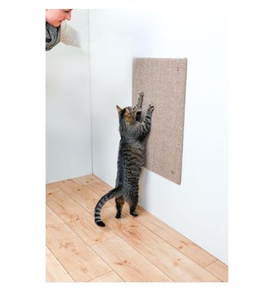 Griffoir chattapis en sisal et catnip21x56 cmnaturel et beige