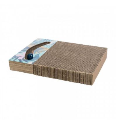Griffoir carton avec ballescatnip38x5x30 cmmulticolore