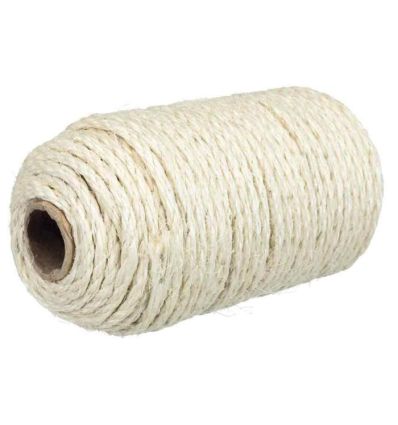 Corde en sisal (rouleau: 220 m)1 m et 10 mm