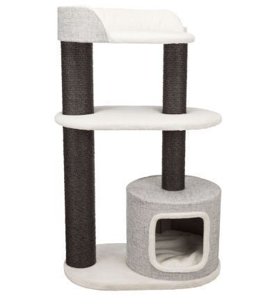 Arbre a chat XXL Cara128 cmblanc et gris