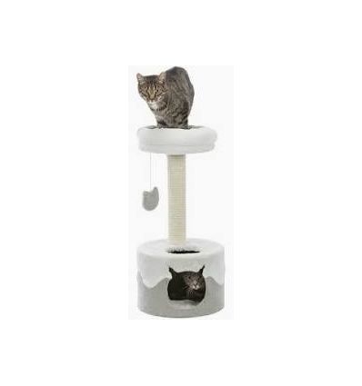 Arbre a chat Nuria71 cmblanc et gris