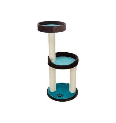 Arbre a chat Lugo103 cmbrun et turquoise