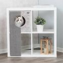 Abri Ella pour etageres33x33x37 cmgris