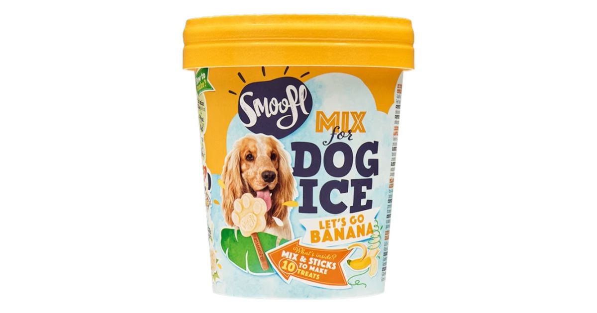 Glace a la banane pour chien