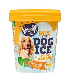 Glace a la banane pour chien