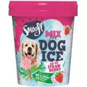 Glace a la fraise pour chien