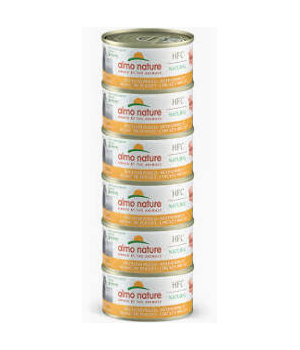 Almo Nature - HFC Natural - Mega Boites Thon et crevettes 6x70g