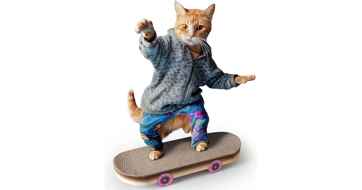 Skateboard Cat scratcher