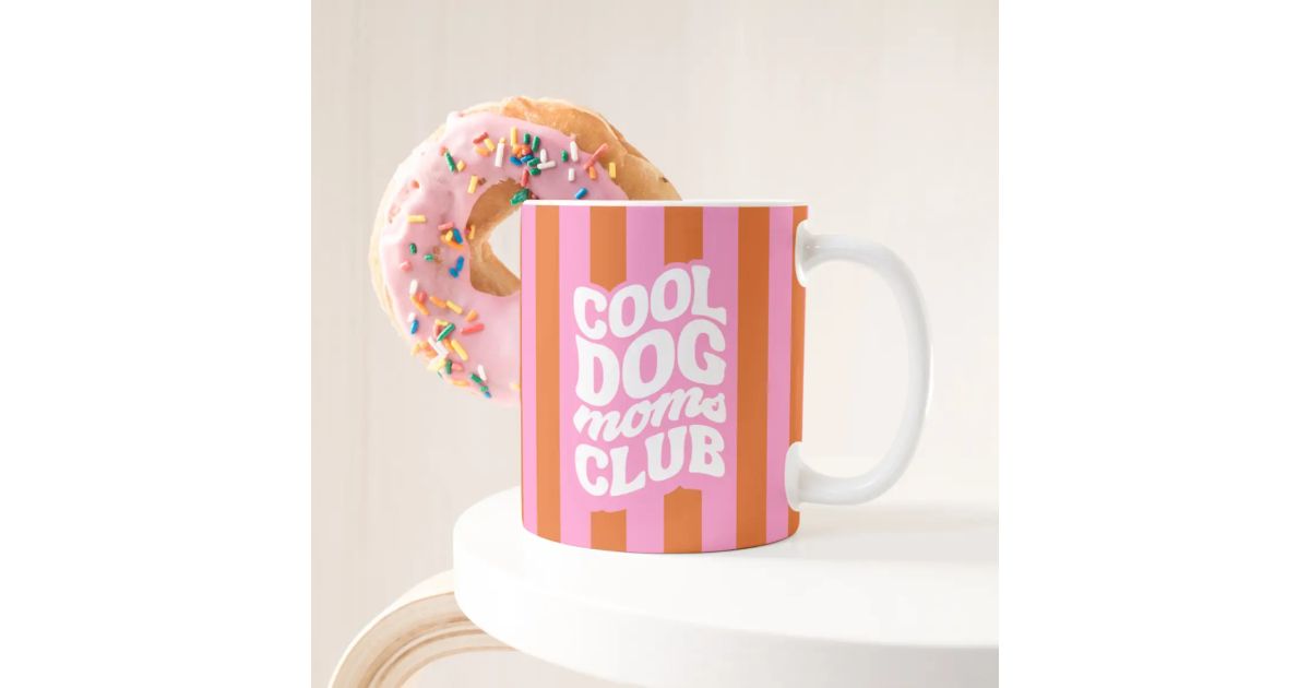 Mug - Cool dog Moms club rose