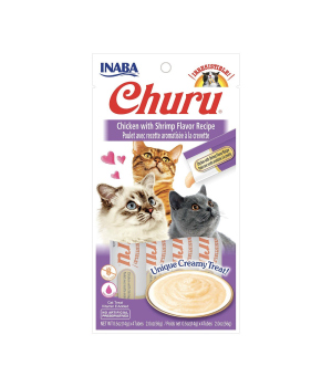 Churu - Friandise Liquide (Poulet Crevettes)