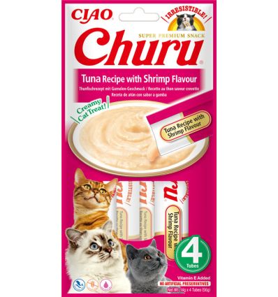 Churu - Friandise Liquide (Thon Crevettes)