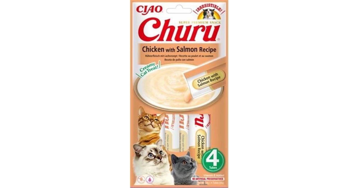 Churu - Friandise Liquide (Saumon Poulet)