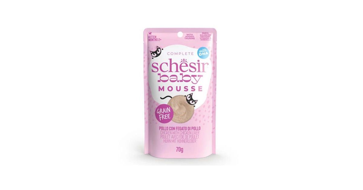 Schesir - Baby Mousse Poulet et foie de poulet