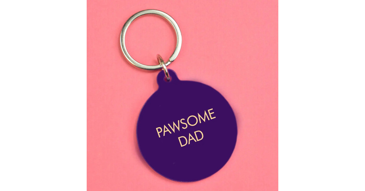 Porte clés - Pawsome Dad