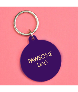 Porte clés - Pawsome Dad