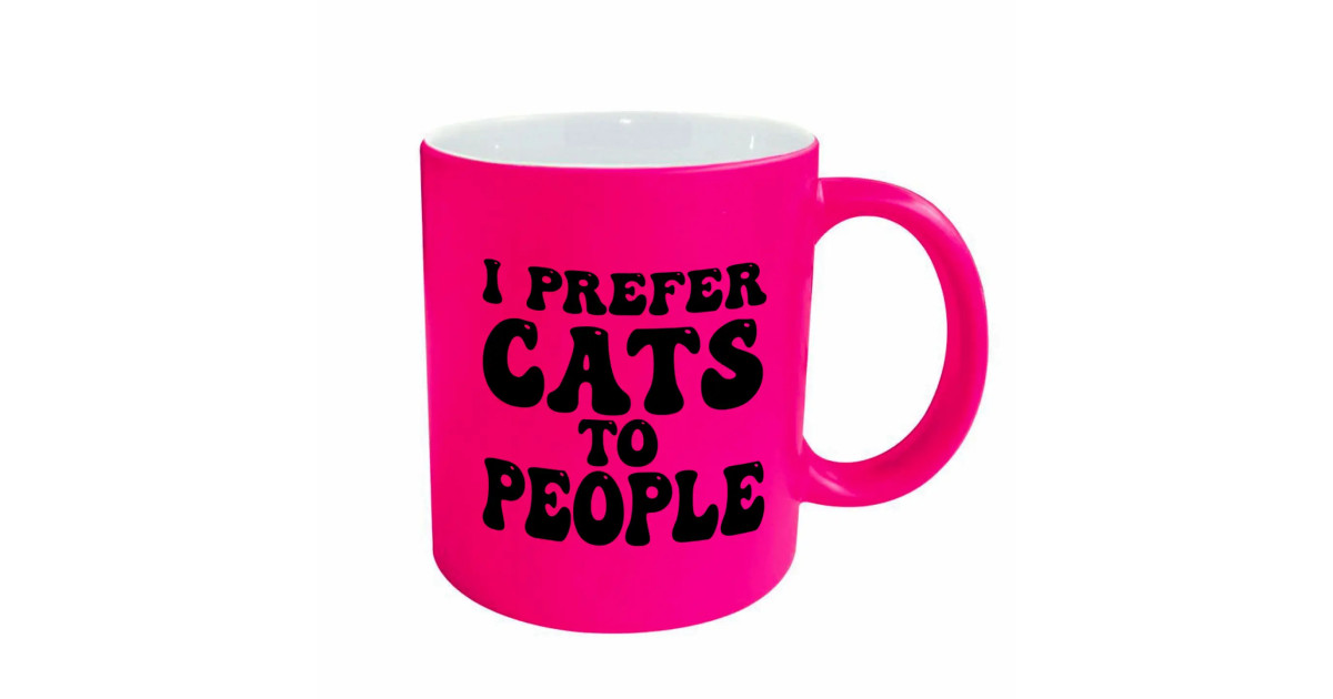 Mug - I prefer cats to people