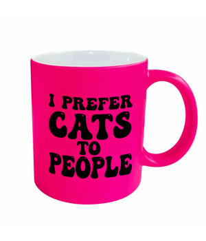 Mug - I prefer cats to people