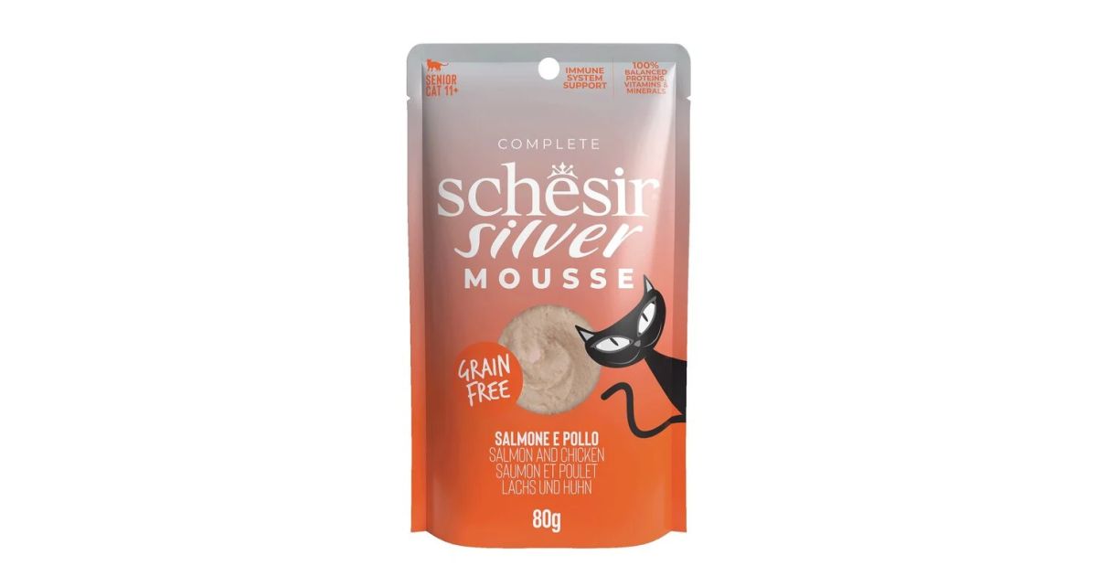 Schesir - Silver mousse saumon poulet Senior 11+