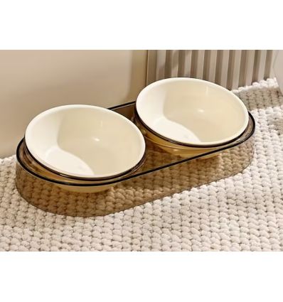 Gamelle double transparente
