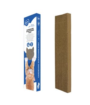 Griffoir carton avec herbe 50x13x6 cm