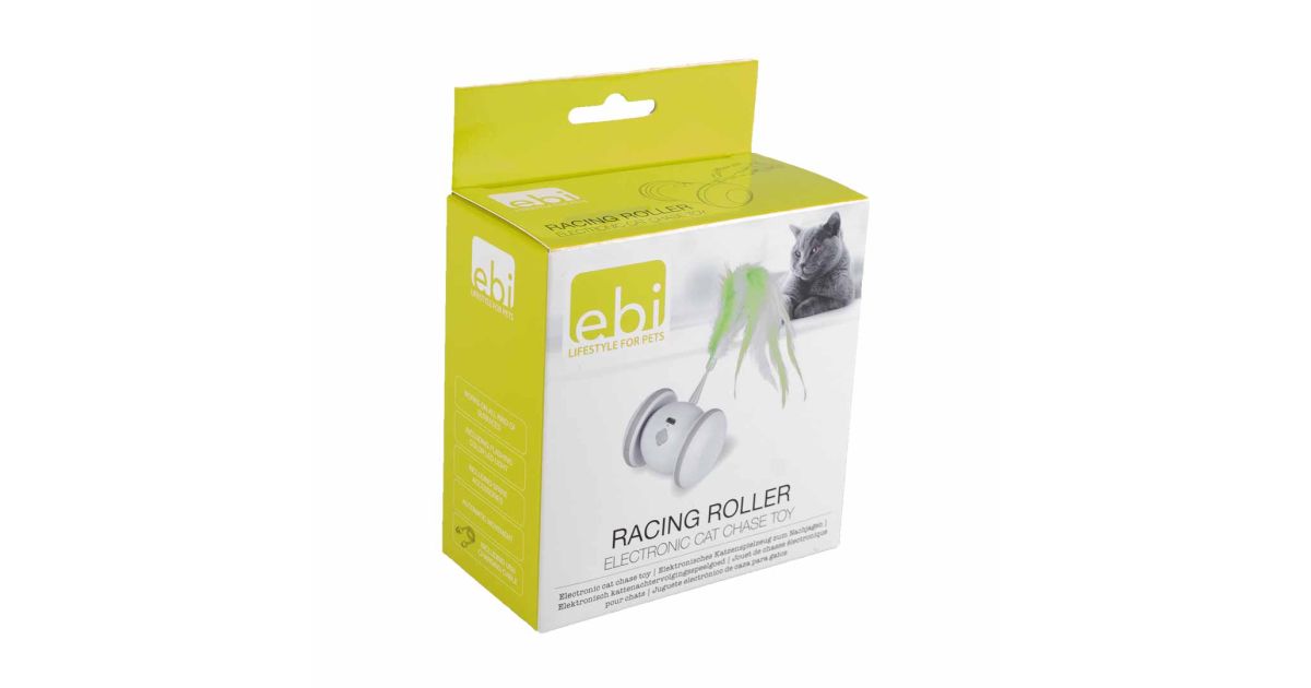 Jouet pour chat racing roller