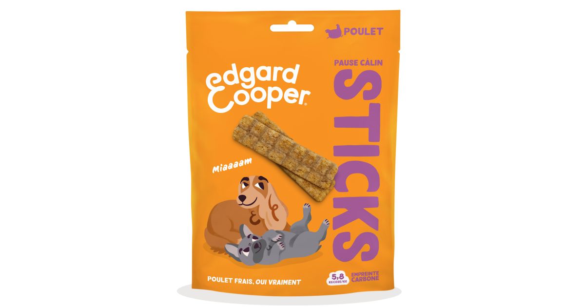Edgar Cooper - Sticks pour chien poulet