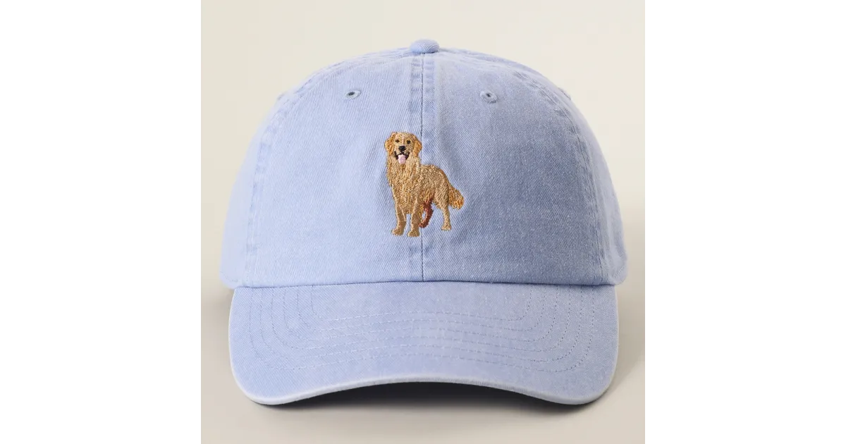 Casquette Golden retriever Saxblue