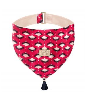 Bandana Julia Flamand Rose et Fuschia