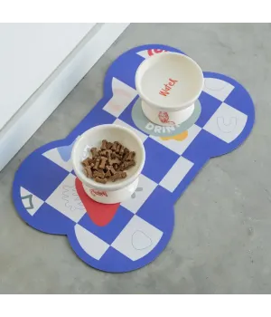 Tapis absorbant a damier