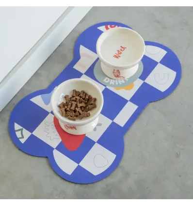 Tapis absorbant a damier