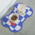 Tapis absorbant a damier