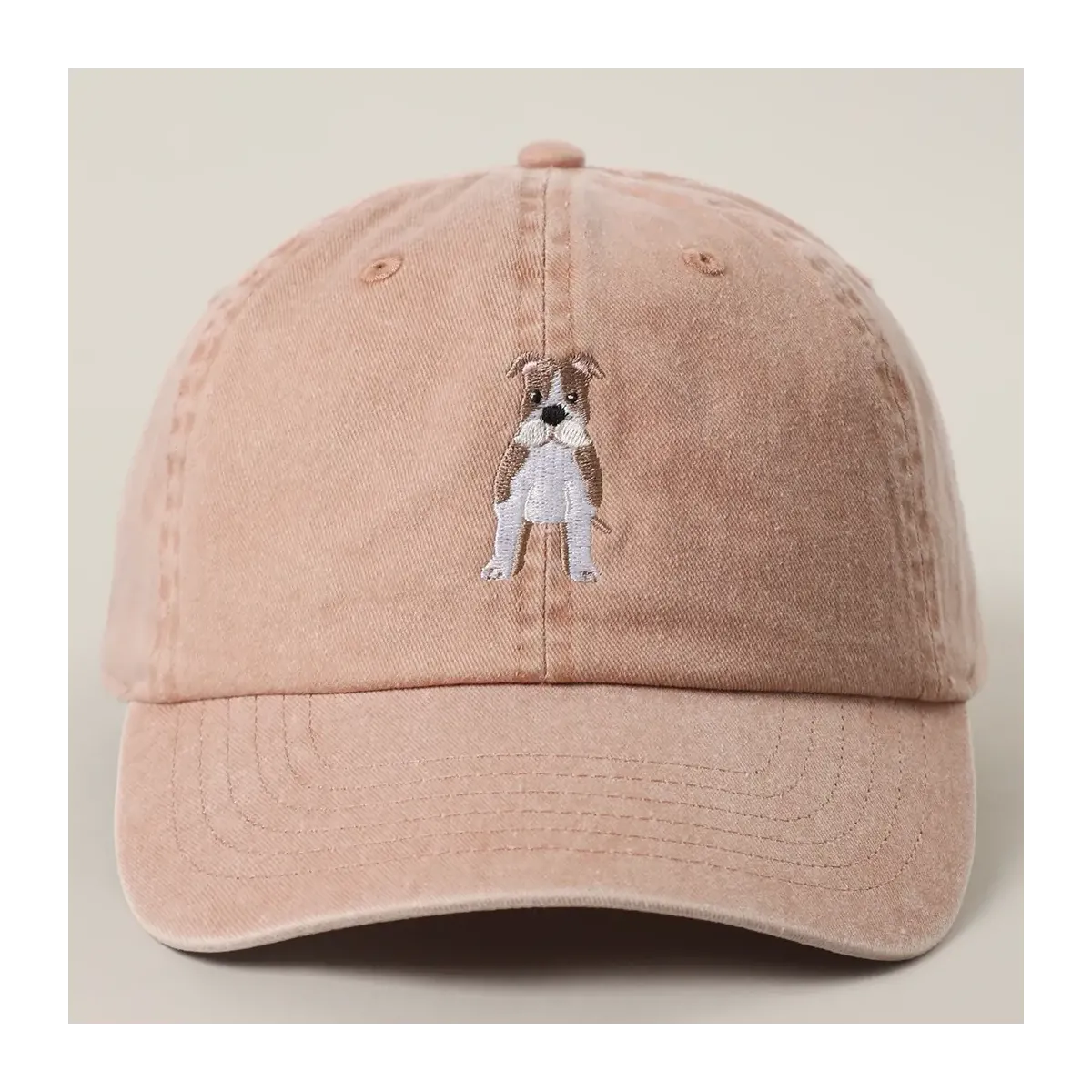 Casquette English bulldog Cinammon