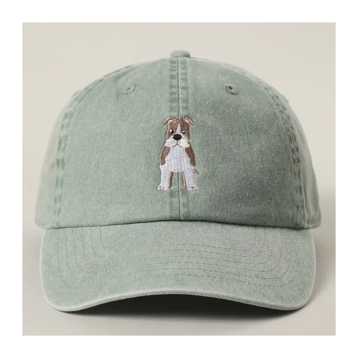 Casquette English bulldog Green tea