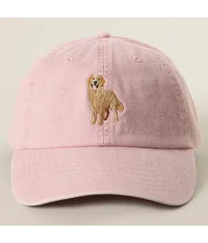Casquette Golden retriever Smokepink
